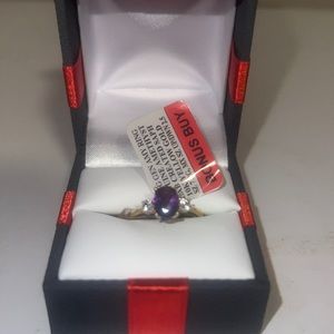 SEND OFFERS 10K GOLD AMETHYST RING